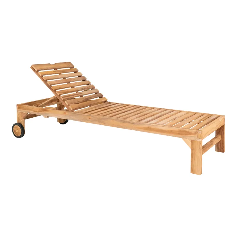 House Nordic - Andorra Teak Solvogn - Teaktræ L200 cm