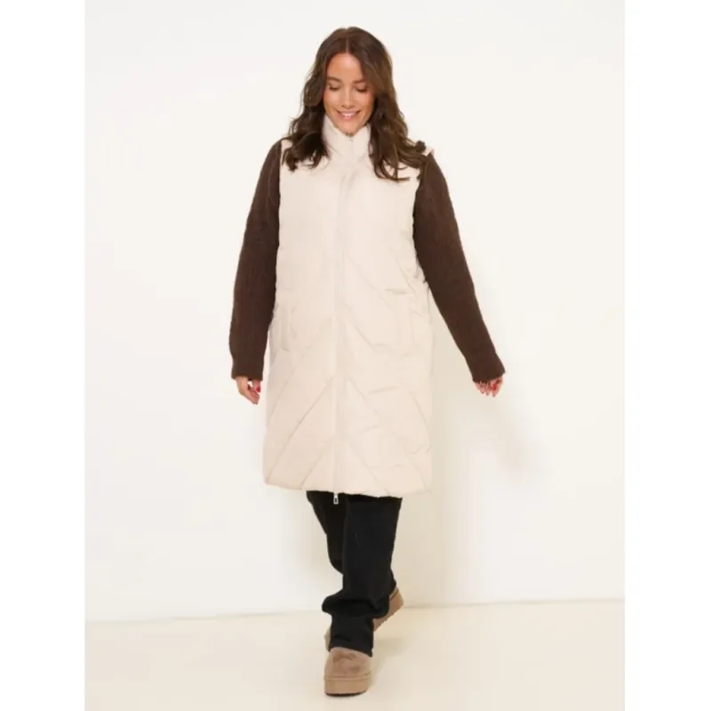 Vero Moda dame vest VMMILLAS - Oatmeal