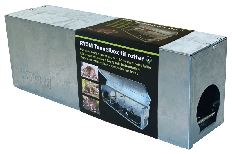 Ryom Tunnelbox Rottefælde m/2 smækfælder
