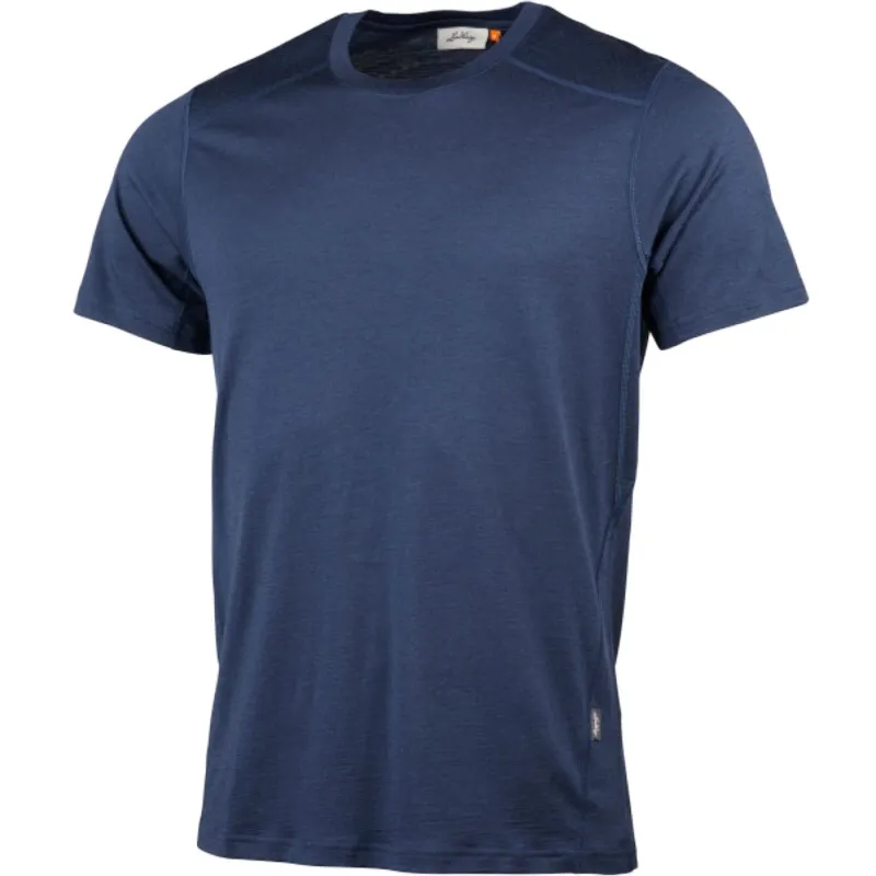 Lundhags Gimmer Merino Lt Ms Tee, mellemlag, herre, blå