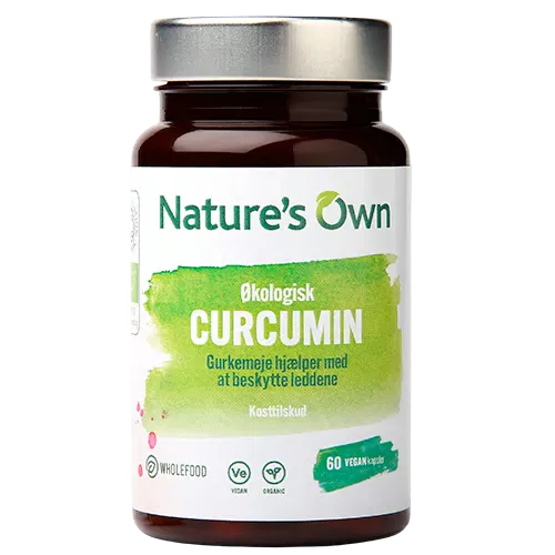 Natures Own Økologisk Curcumin (60 kaps)