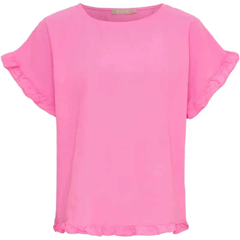 Marta Du Chateau dame top MdcKasimira - Fuxia