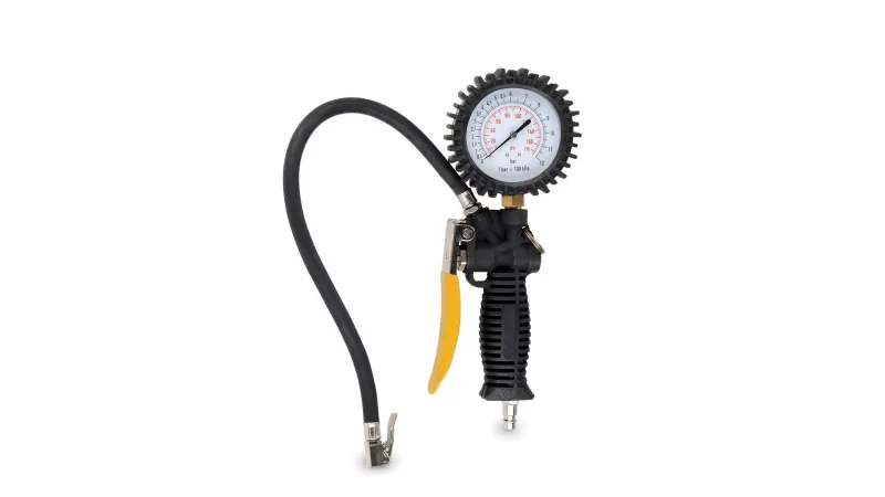 Trykluft pumpepistol med manometer