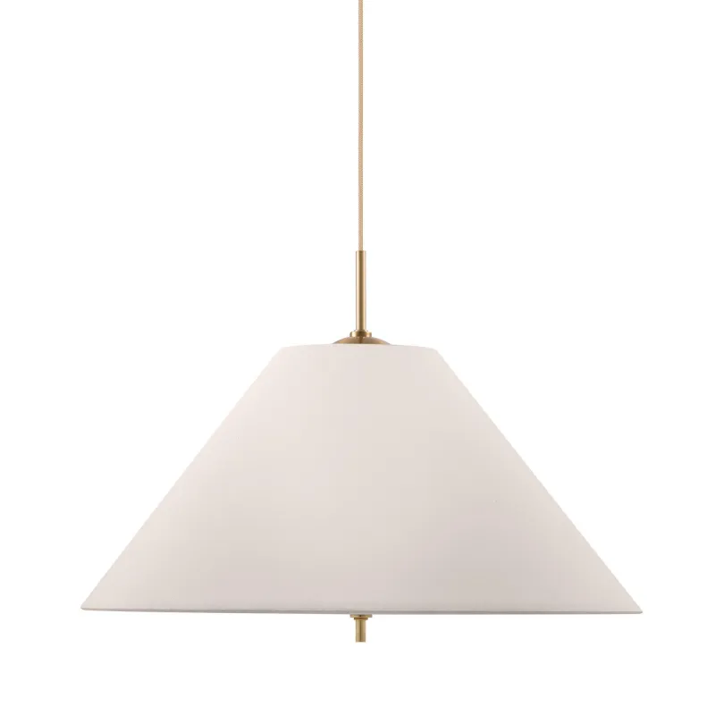 Globen lighting Iris pendel lampe 50 cm, creme
