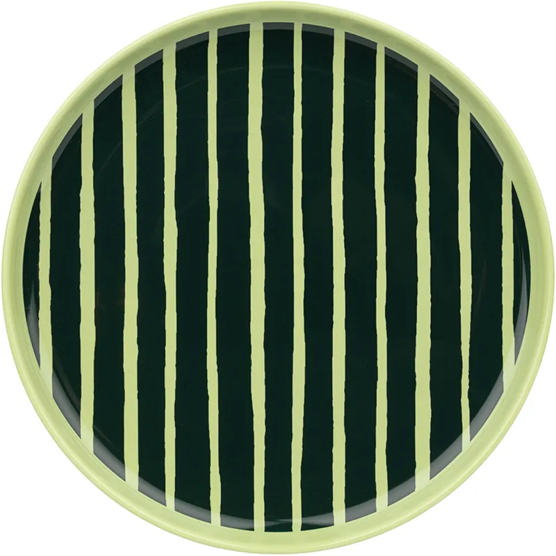 Marimekko Piccolo tallerken Ø20 cm, pære/mørkegrøn