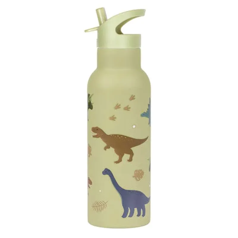 A Little Lovely Company Termo Ståldrikkedunk - XL - 500ml - Dinosaurs