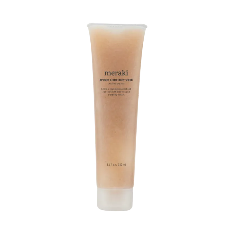 Meraki Apricot & Rice Body Scrub 150 ml.