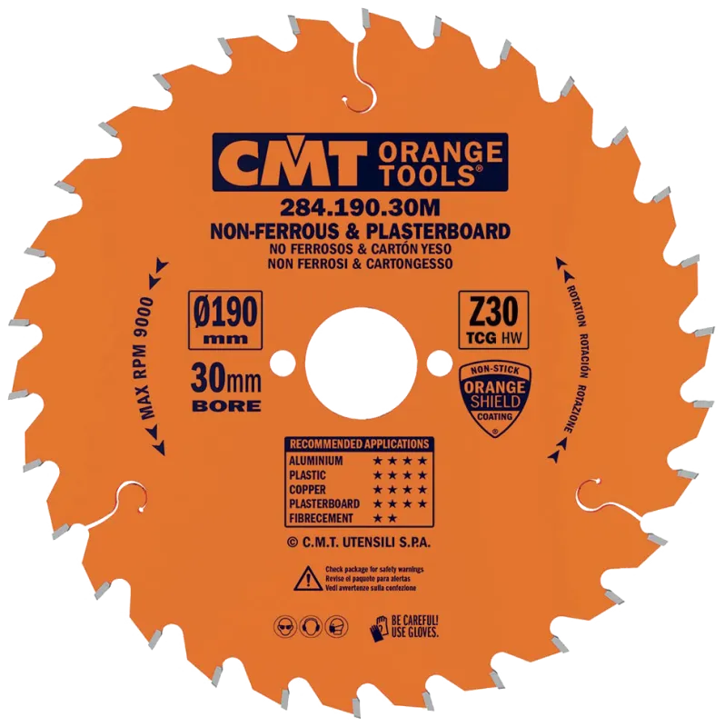 CMT rundsavklinge HM-skær 190×2,6×30 Z30 TF