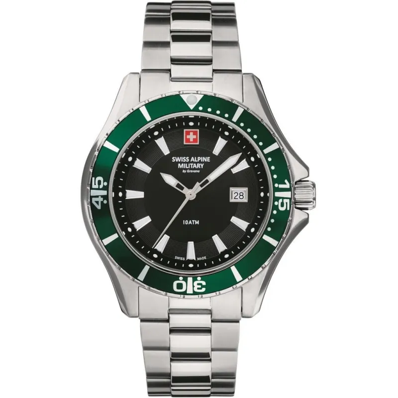 Swiss Alpine Military Nautilus Green Herreur