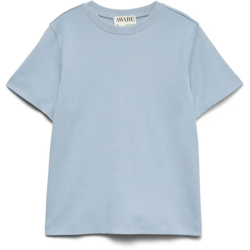 Vero Moda dame t-shirt AWNAIMA - Ashley Blue