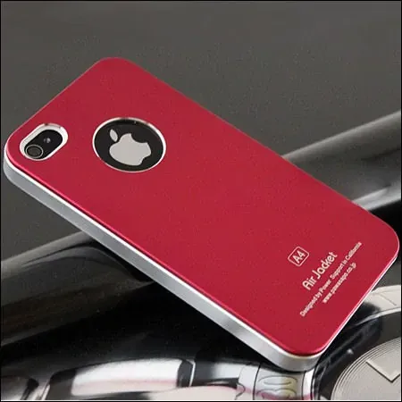 iPhone 4 & 4S Air jacket cover. Rød.