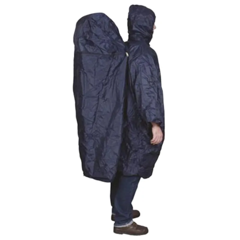 TravelSafe Regnslag med Rygsækforlængelse, L/XL, navy