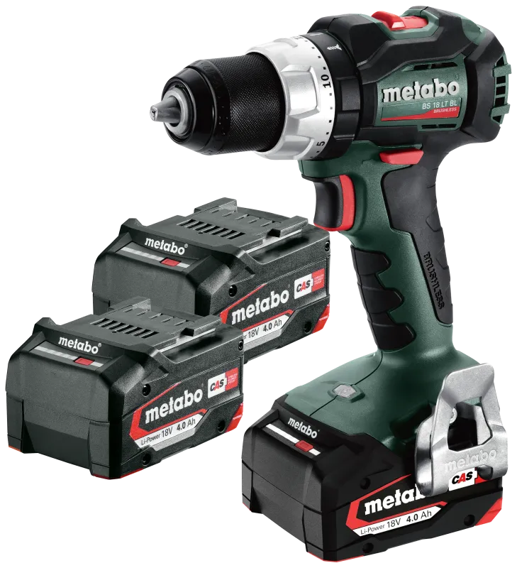 Sampak: Skruemaskine BS18LTBL 18V/2×4Ah+1×18V/4Ah