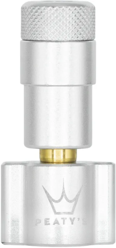 Peaty's Holeshot CO2 Tyre Inflator Head - Silver