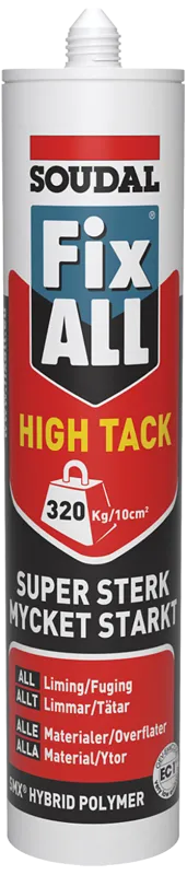 FixAll HighTack fuge-/klæbemasse 290ml rød