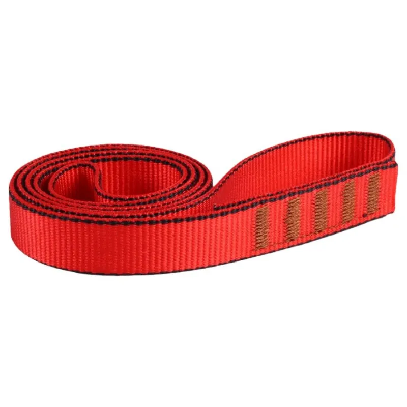 Edelweiss Sling Flat 18MM X5, klatreslynge, rød