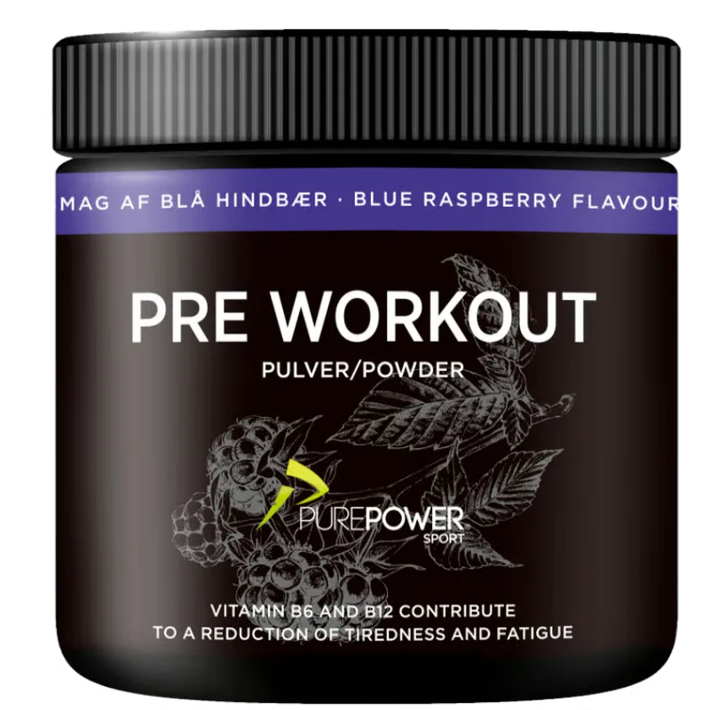 PurePower PWO pulver Blue Raspberry (300 g)