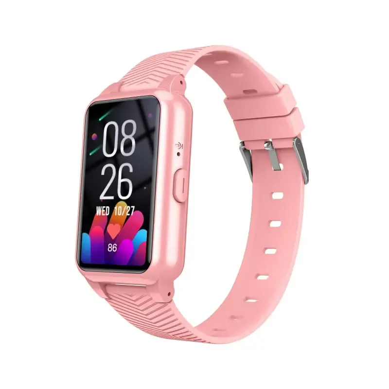 S10 GPS Smartwatch med 4G, Geo-lokation, Fald-alarm mm. Velegnet til børn, unge og ældre. Pink.