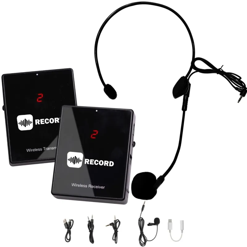 Record WM41HS trådløs headset-mikrofon-sæt